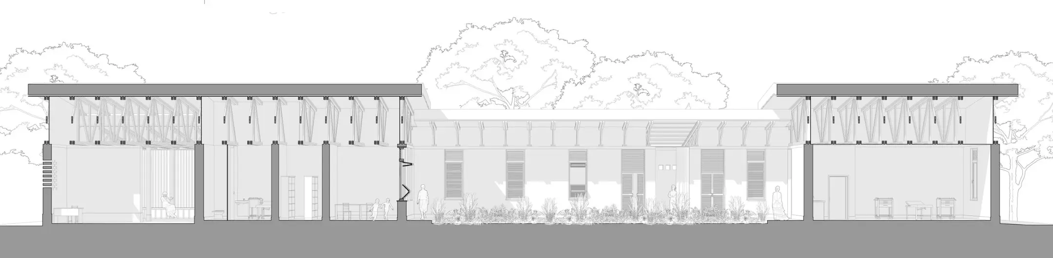 Section A-A 1:100
