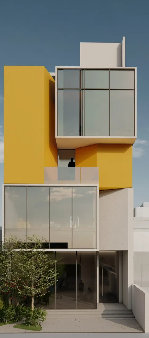 Option B, yellow volumes