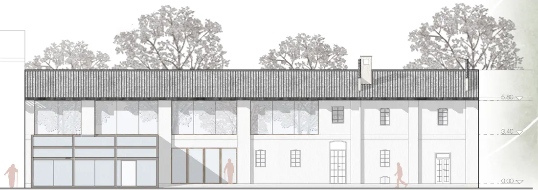 North Elevation 1:100